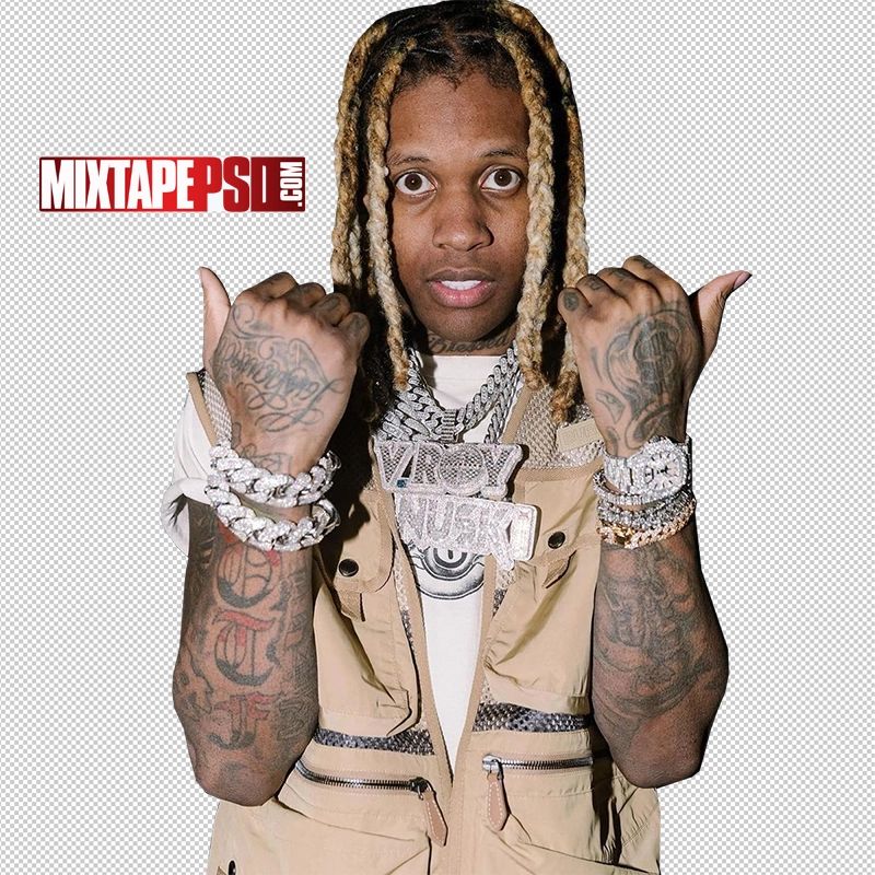 Rapper Lil Durk Transparent 3